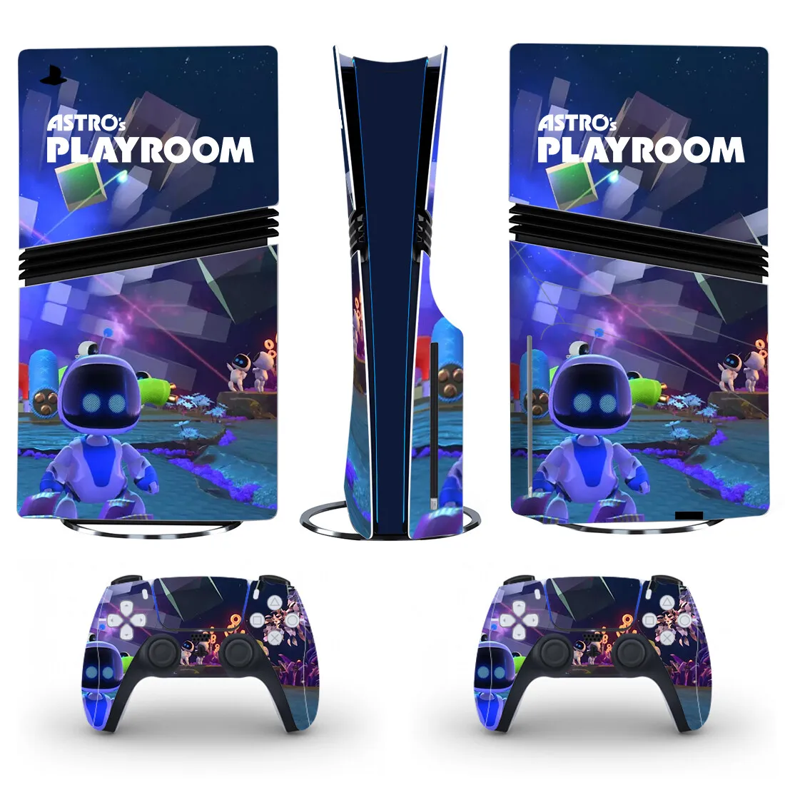 Astro Bot PS5 Pro Disc Skin Sticker Protector Decal Cover for Console Controller PS5 Pro Disk Sticker Vinyl