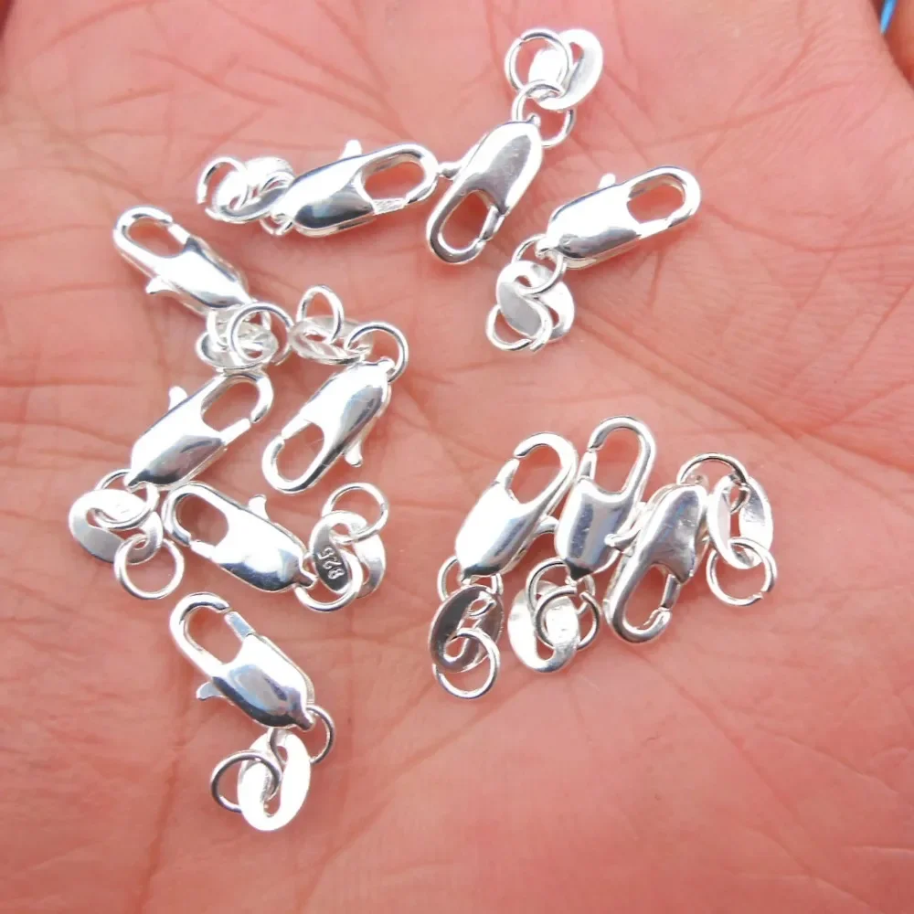 20 قطعة، سلسلة سوار بتصميم عقد - مراجعة Lobster Clasp Silver وسعره