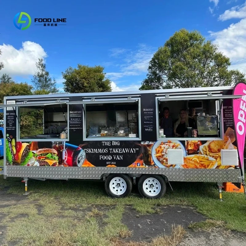 

China Mobile Food Vending Trailer Food Catering Trailer for Sale Customized Fully Equipped Food Truck