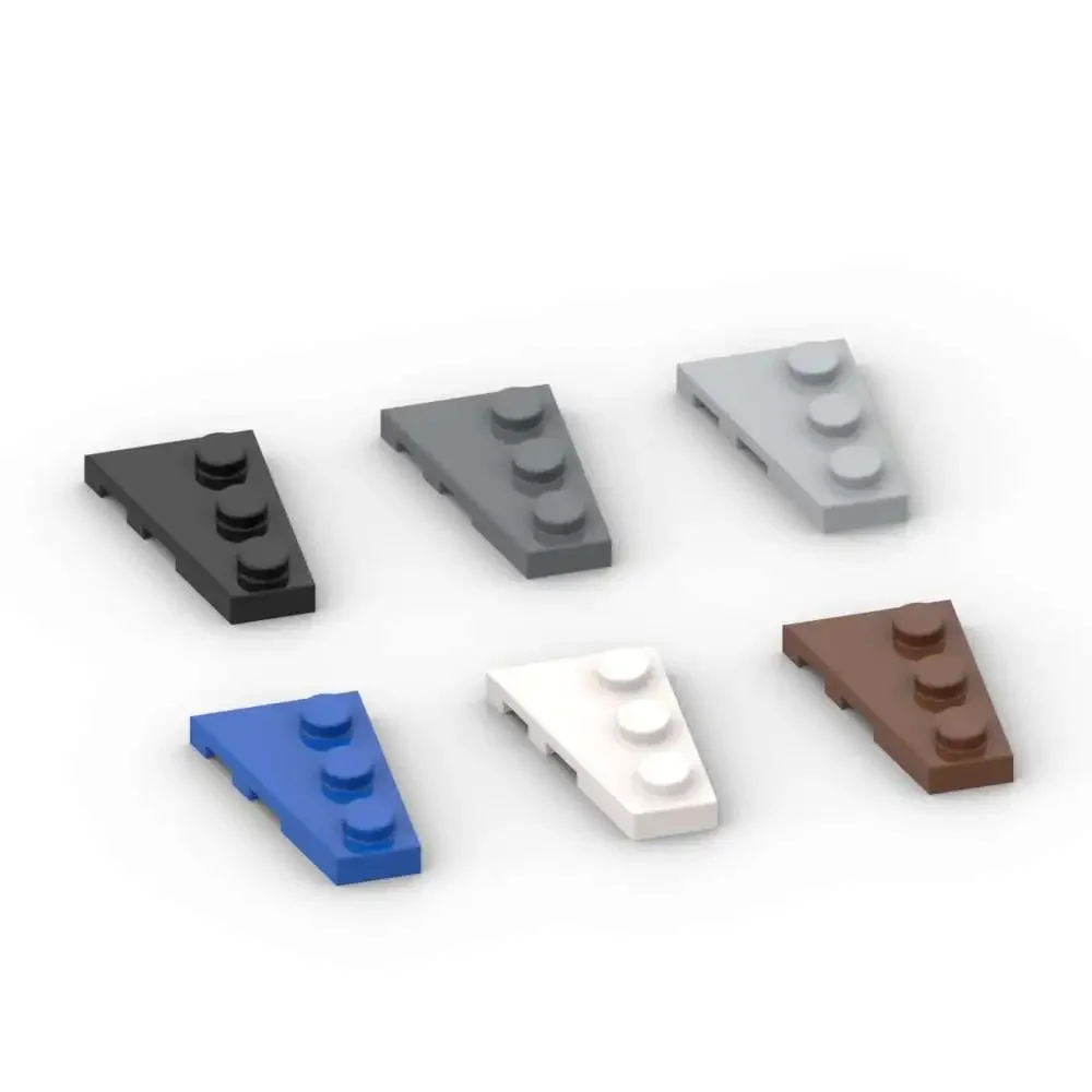 

MOC 10 шт. 43722 клин 3x2 правые строительные блоки тарелка доска кирпичная головоломка развивающие игрушки «сделай сам» подарки на день рождения для детей