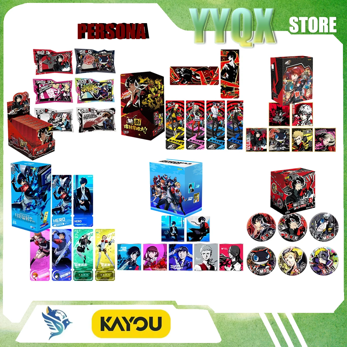 

Коллекционные карточки KAYOU 2026: Новые игры Persona, сувениры, подарки-сюрпризы, мультфильмы, аниме, комиксы, модные игрушки