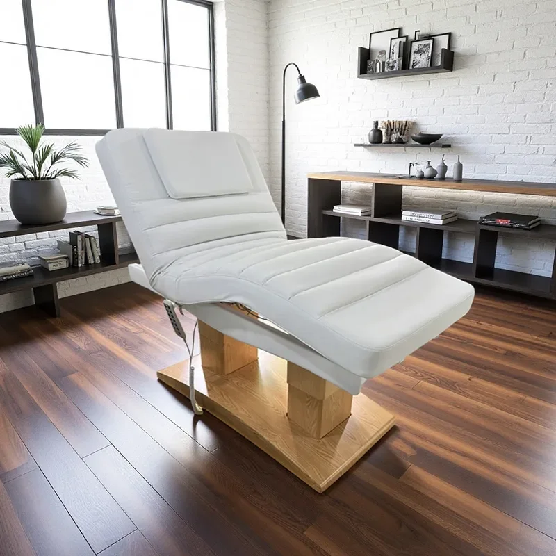 for Three Motors Intelligent Adjustment Beauty Bed Full Lying Multi Functional Full Body Massage Physiotherapy Embroidery