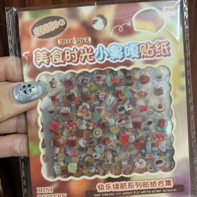 

Милые миниатюрные наклейки с животными и десертами, кавайные стикеры с кошками, собаками и пейзажами для дневника, планировщика, скрапбукинга, нейл-арта