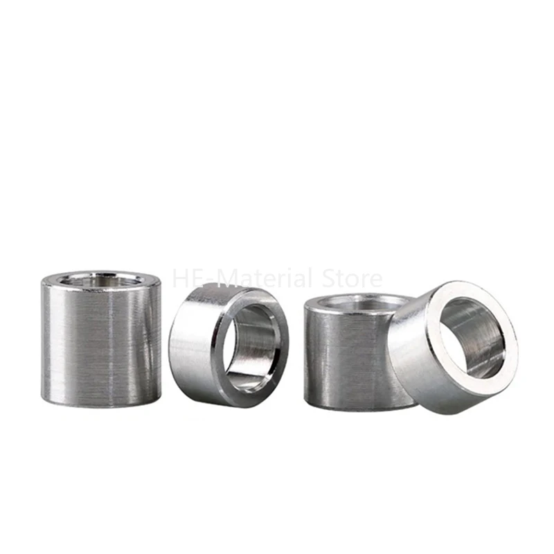 1-10Pcs 304 Stainless Steel Bushing ID 8.5mm Hollow Cyclinder Bushing Toothless Round Nut Sleeve Spacer Sleeve OD 10-30mm