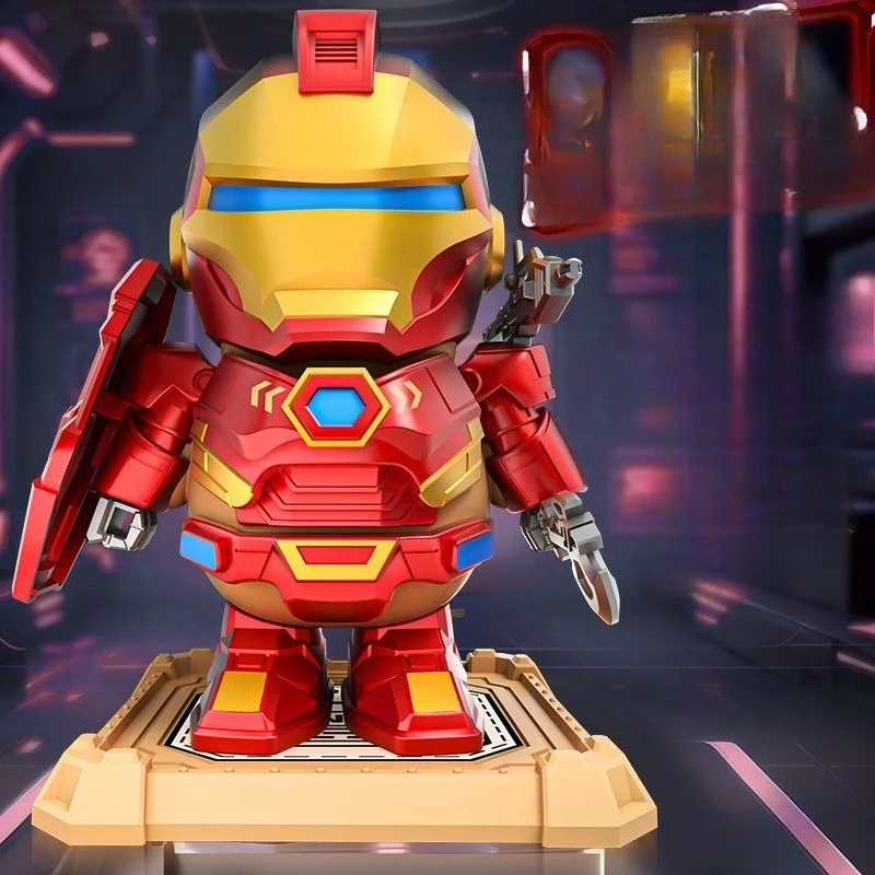 

New Capibala Magnetic Dwarf Iron Man Toy Dolphin Tide Play Ornament Avengers Alliance Iron Man Assembled Handheld Model
