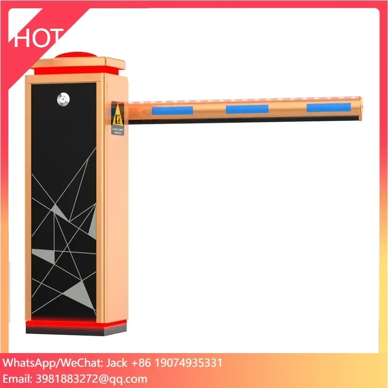 

Ankuai AKS580 Carpark Access Control License Plate Recognition System Automatic Car Park Lot Boom Gate Traffic Parking Barriers