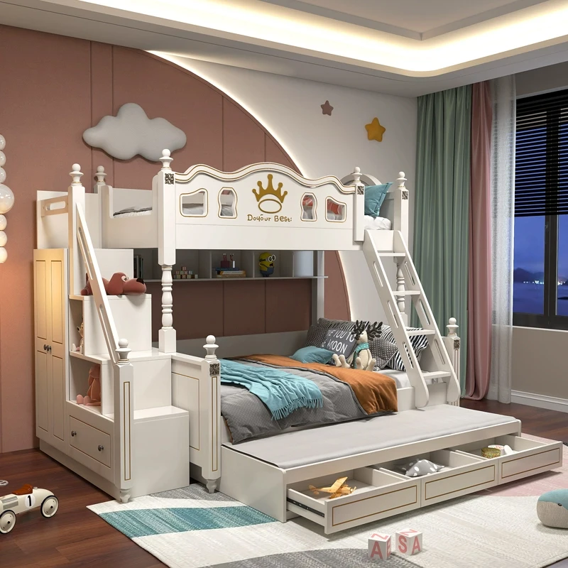 

Modernes hölzernes Etagen bett für Kinder, beliebte Kinder betten für Mädchen