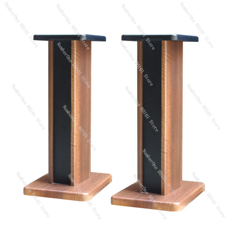 Speaker stand bracket support floor stand audio wooden tripod home base
