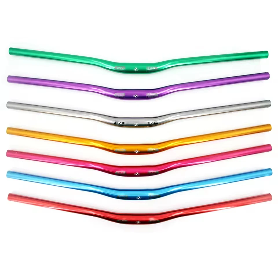 UNO Bicycle Ultra Light Color  Handlebars 31.8 Caliber Bright 740 / 780mm Mountain Bicyle Handle Horizontal Modification
