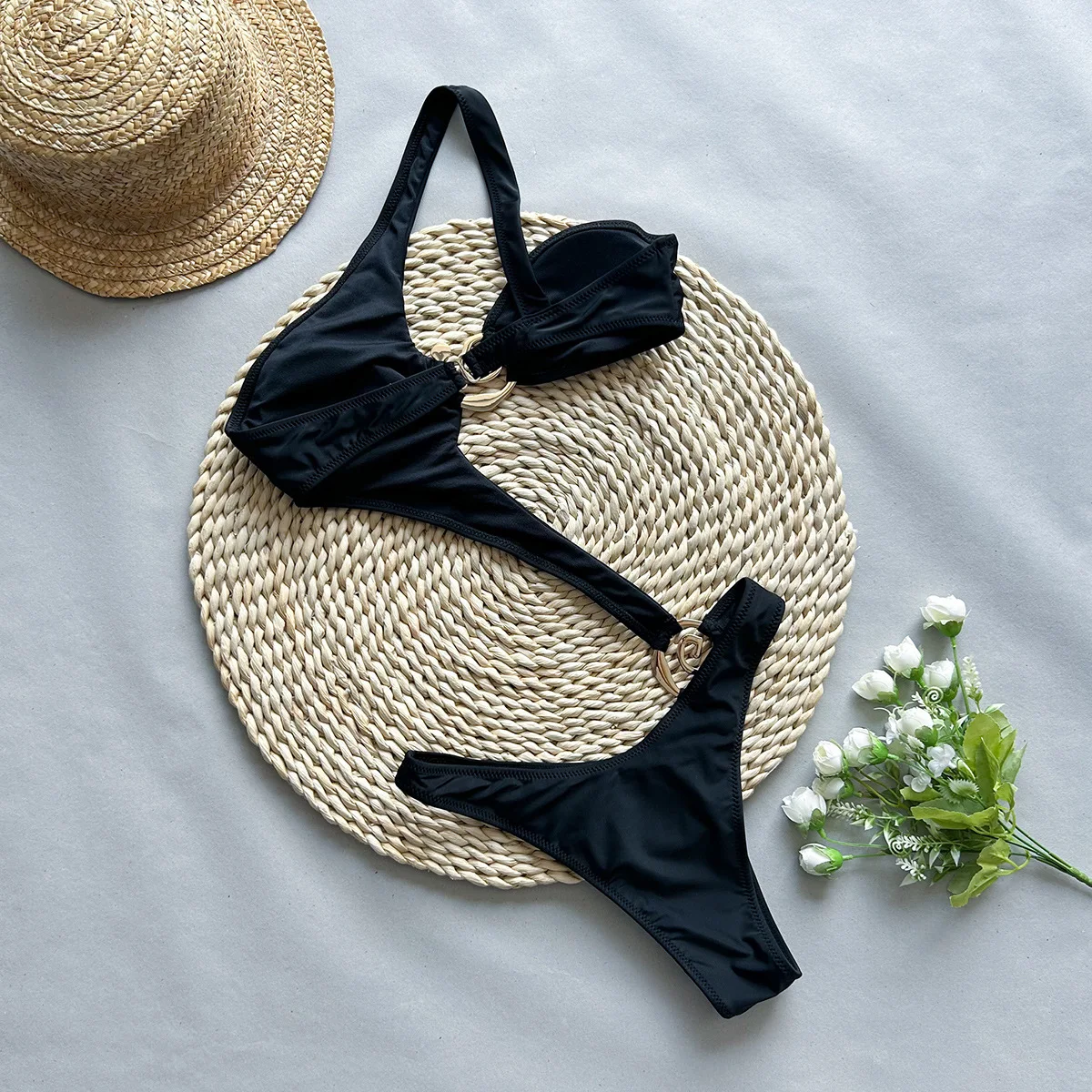 ワンピース透かし彫り水着,女性用,セクシービキニ,新作コレクション