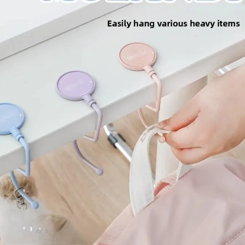 Morandi Diamond Heavy Duty Bag Hanger Table Side Purse Holder for Travel Office Home Handbag Organizer Anti Slip Bag Hanger