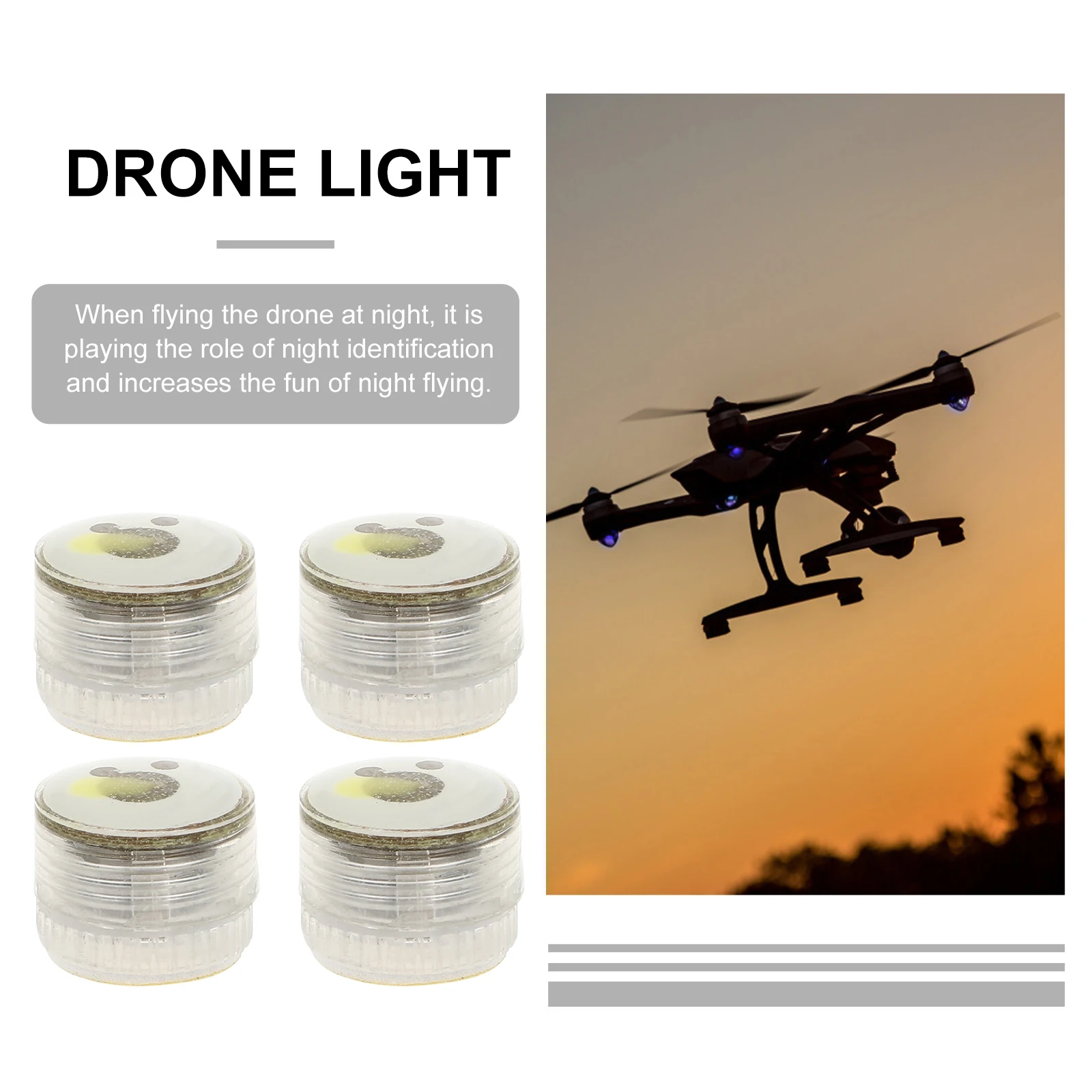 

4pcs Strobe For Strobe Lights Night Identification Drone Light Safety Light Mini2 Se Accessories