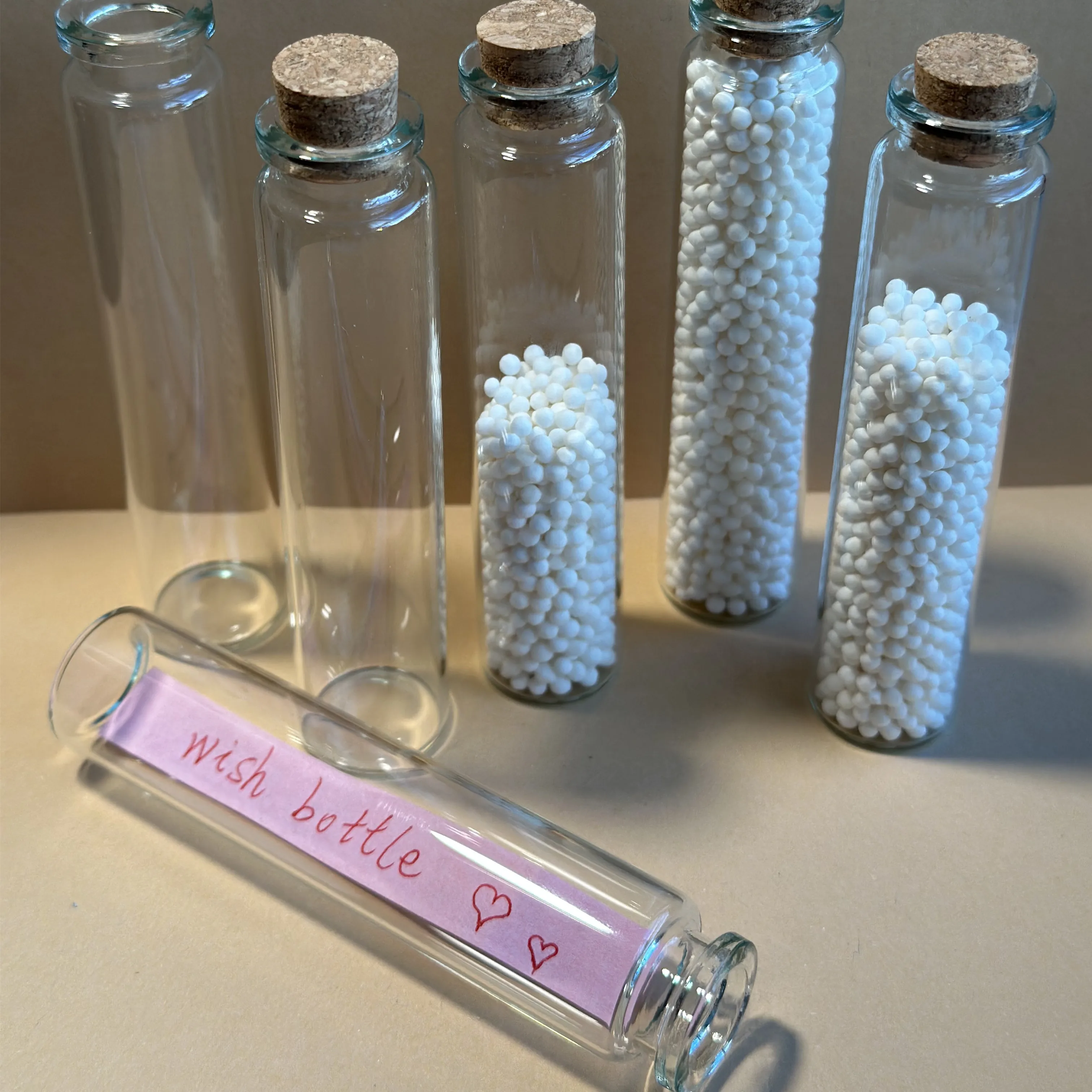 32/50 Pcs 25ml Clear Glass Jars Cork 22x100mm Tiny Glass Test Tube Bottles Containers DIY Crafts Storage Transparency Vials