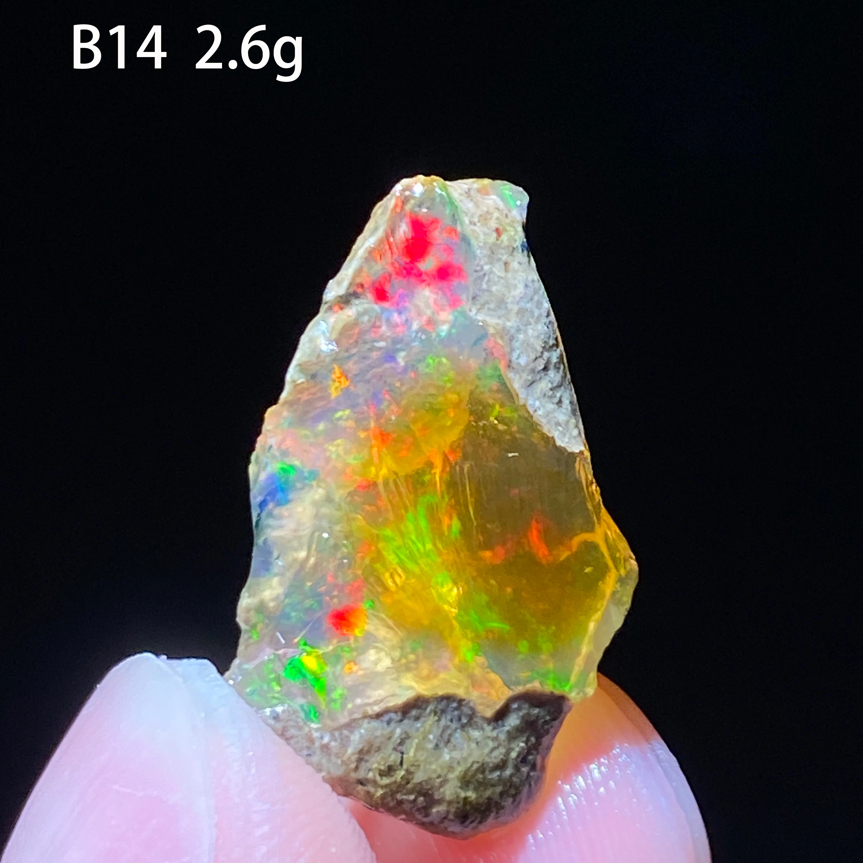 100% Natural Rare Colorful Ethiopia Opal (Need In Water) Gem Mineral Love Healing Quartz Crystals Gemstone Home Decoration
