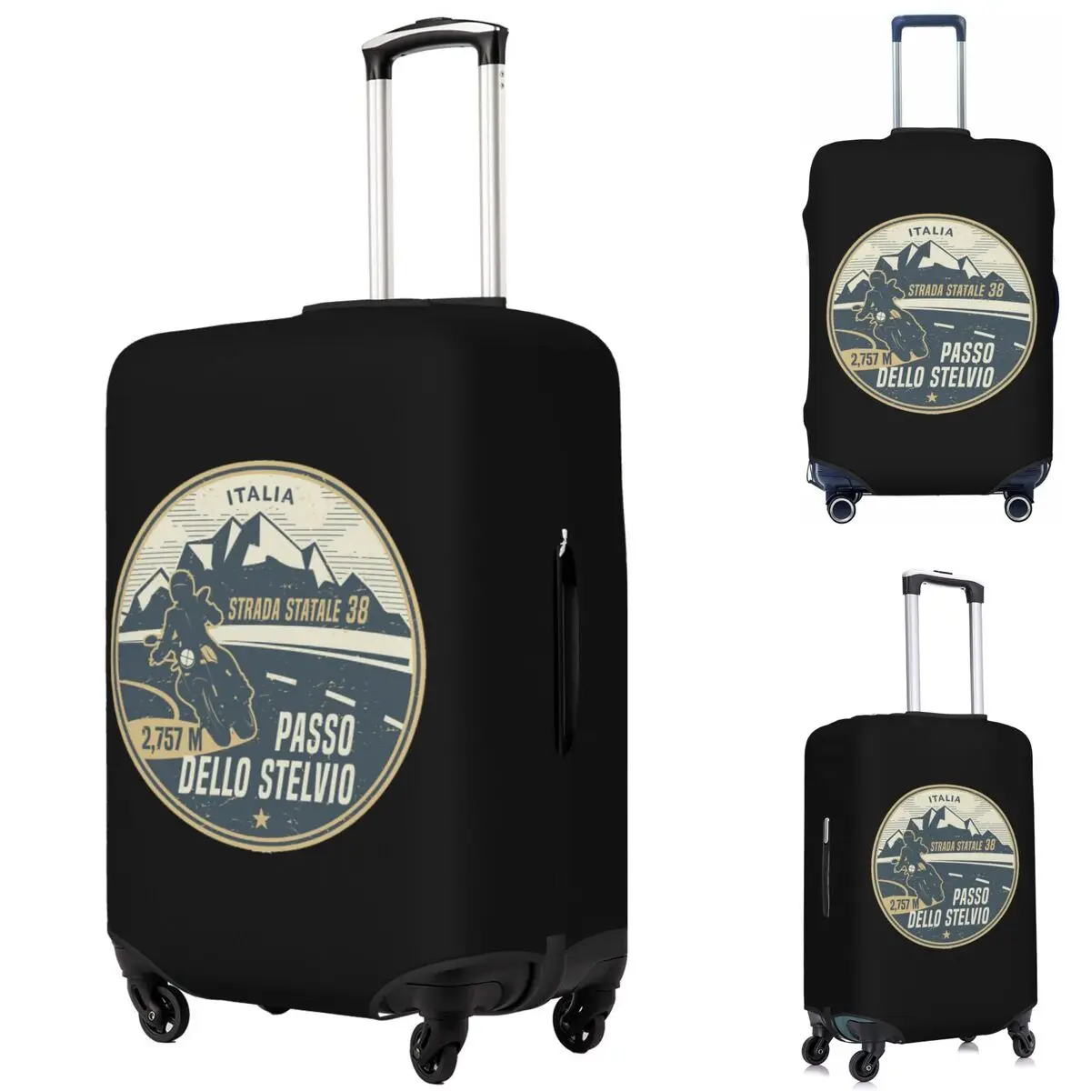 

Stelvio Pass, Italy (2) Suitcase Cover Protection Elastic Travel Luggage Protector Covers for 18-32 Inch