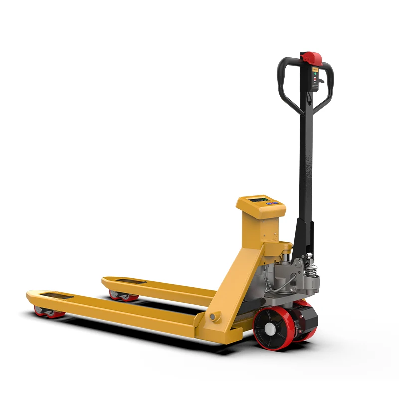 

Electronic scale semi-electric forklift 3 ton mini pallet truck lithium battery pallet jack