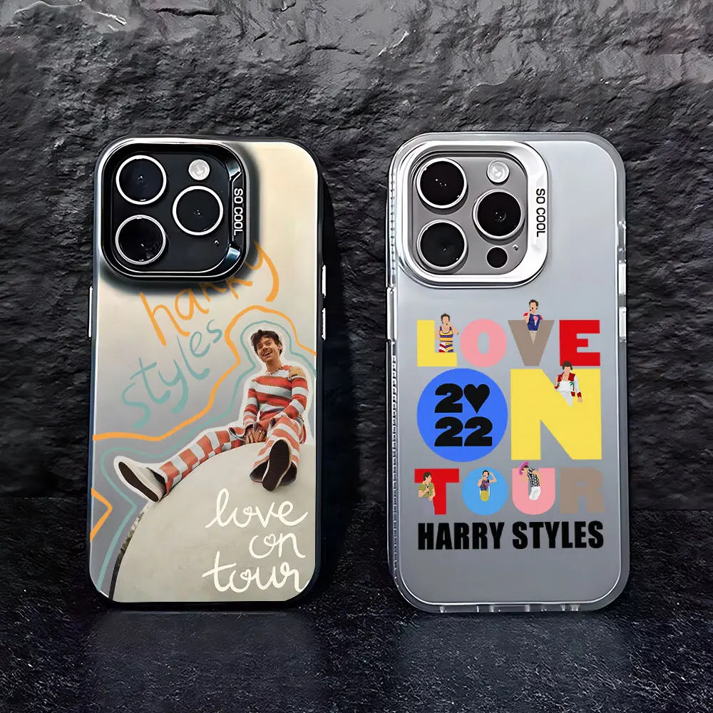 Styles Love On Tour Harrys Phone Case For iPhone 15 14 13 12 11 Pro Max X XR XSMAX 8 7 Plus Matte Shockproof Back Cover