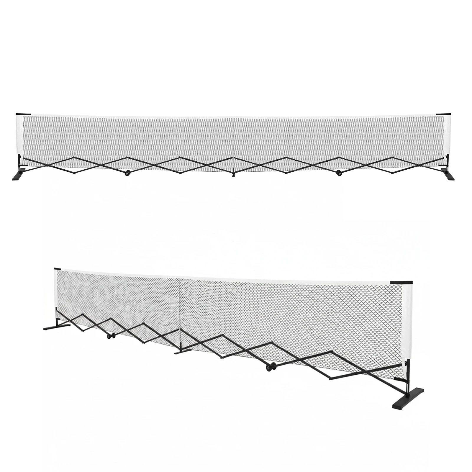 

Retractable Pickleball Net 22FT Pickleball Set Net with Steady Metal Frame Free Assembly & Carry Bag for Outdoor Indoor Driveway