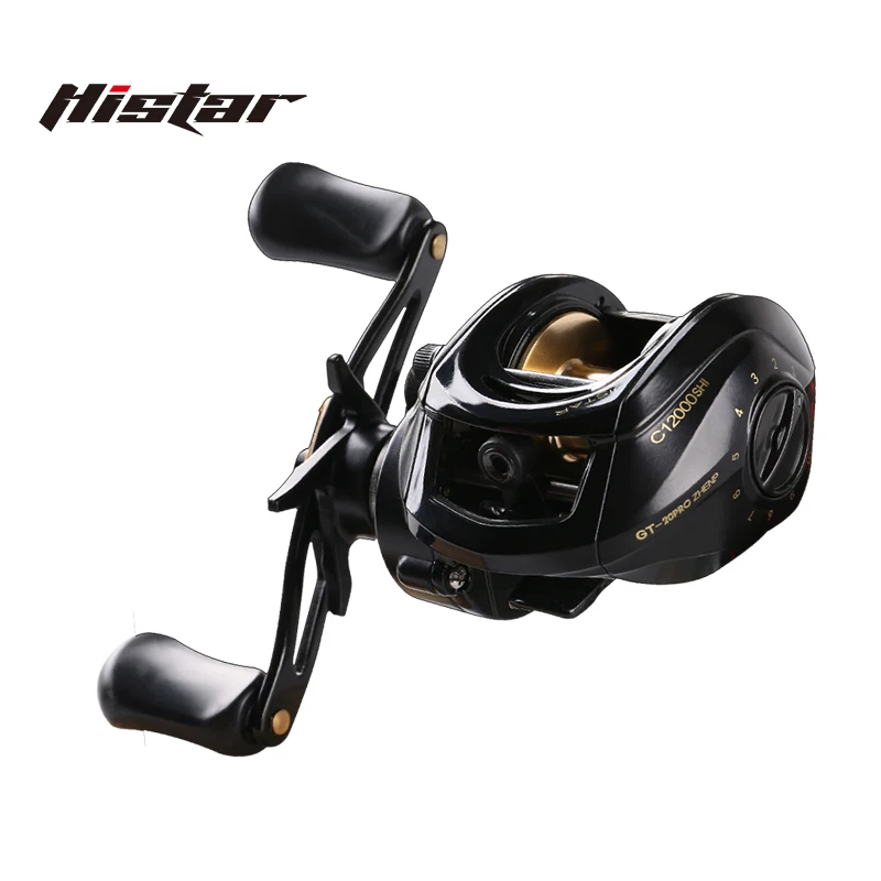 

HISTAR Long Cast PRO & Black Fox 7.0:1/6.4:1 High Ratio Ceramics Line Guide Lengthen Reel Leg Baitcasting Fishing Reel