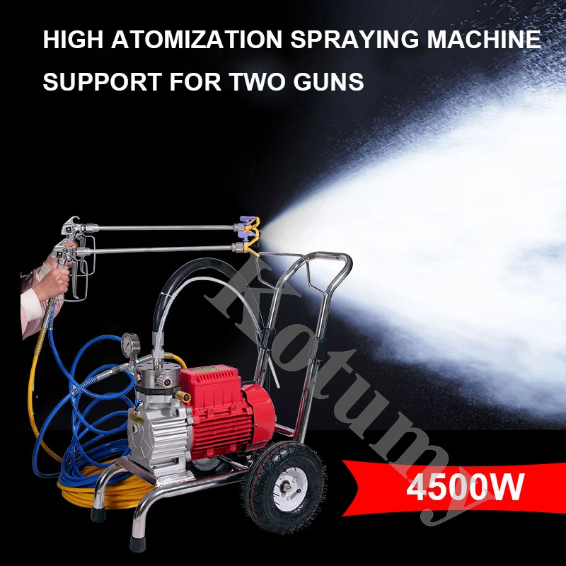 Stand Airless Paint Sprayer Electric Professional Airless Spraying Machine for Furniture Yard Wall Spraying 4200W 4500W 5200W