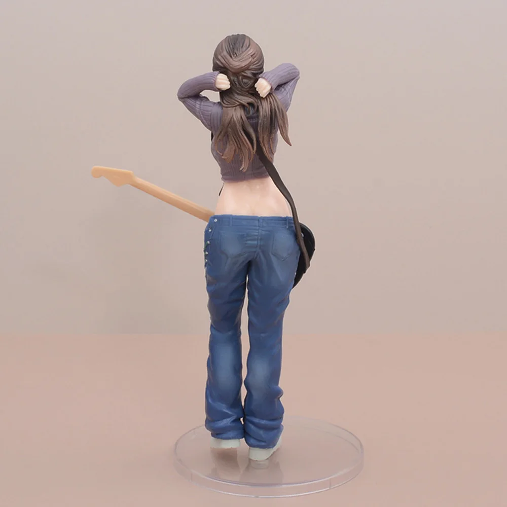 New Creative Special Music Guitar Sister Girl Lovely Figure Model Toys Gift