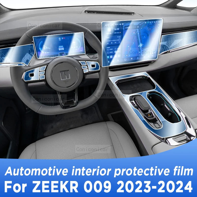 

For ZEEKR 009 EV 2023 2024 Gearbox Panel Navigation Screen Automotive Interior Protective Film Anti-Scratch Sticker Accessories