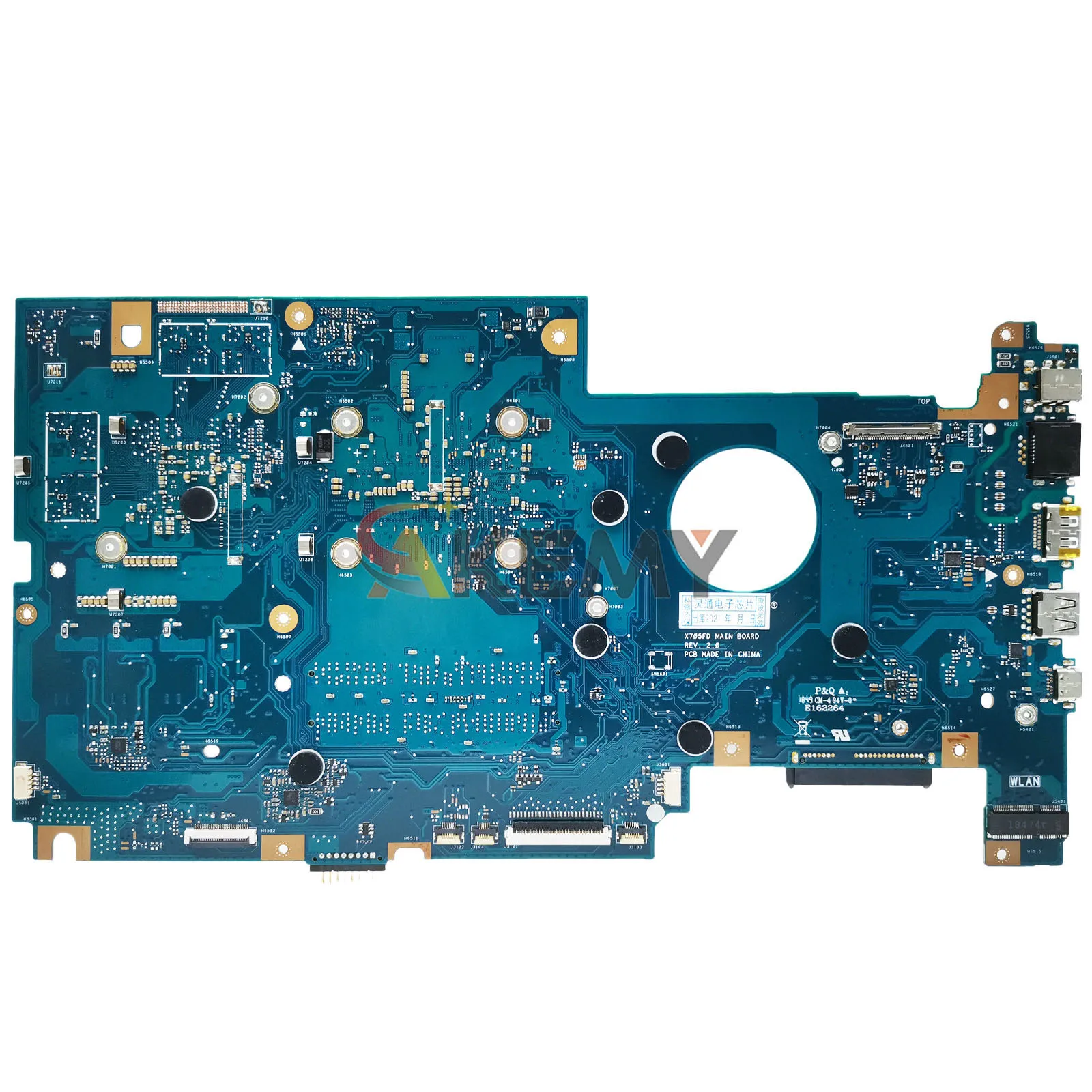 X705FD Mainboard For ASUS Vivobook N705FD N705F X705F Laptop Motherboard High Performance CPU I3 I5 I7 8th GTX1050