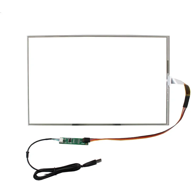 15.4 inch 2048x2048 resolution industrial touch screen tablet 5-wire resistive LCD touch screen