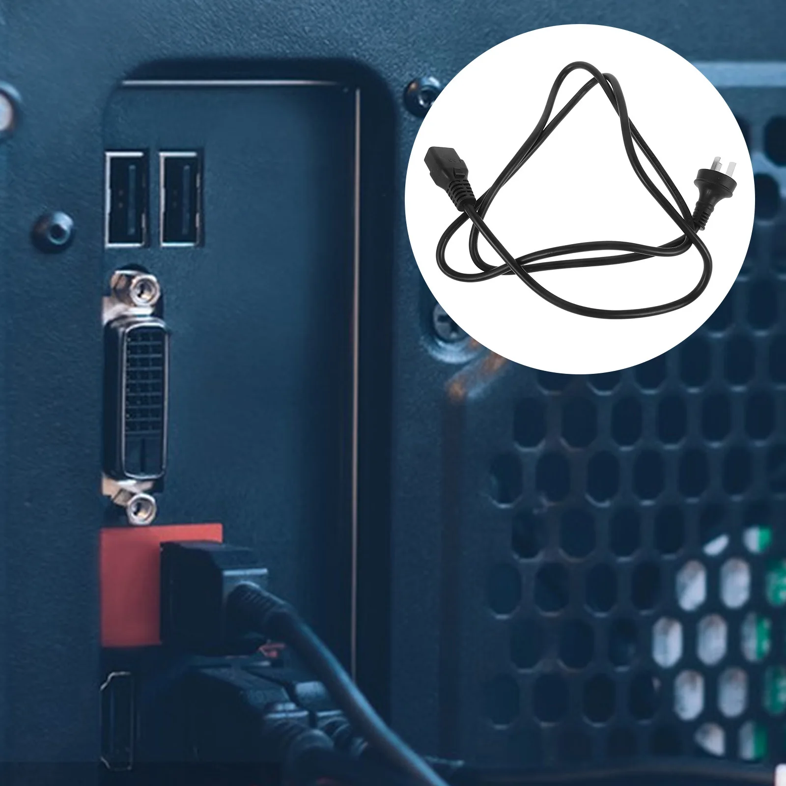 

Computer Power Cord 15m Saa to C13 Cable Household Replacement Stable Transmission Versatile Use Outdoor Extension Cord