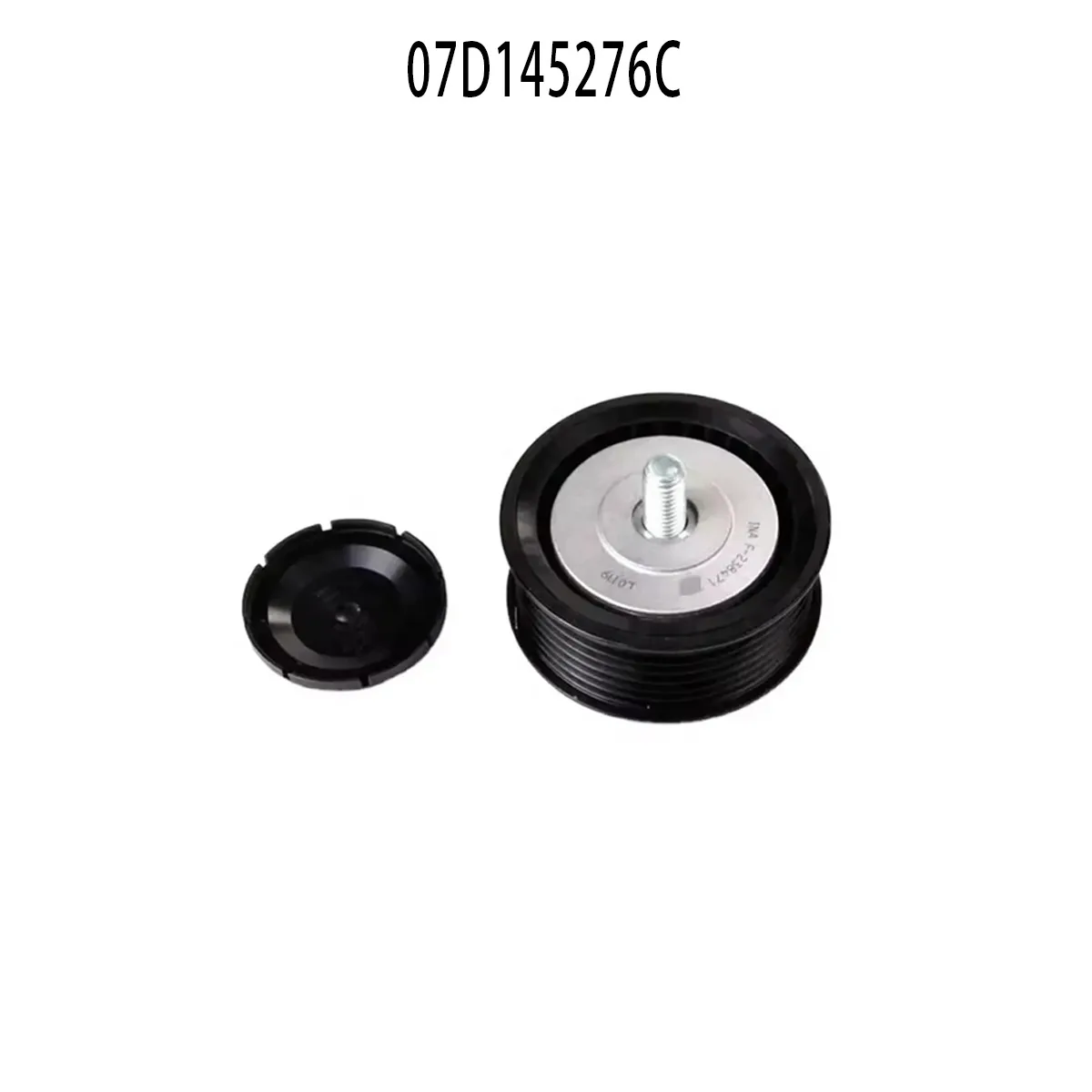 07D145276C Drive Belt Idler Pulley For Audi A8 D3 D4 W12 6.0L 2004-2014 Ribbed Guide Pulley Factory Direct