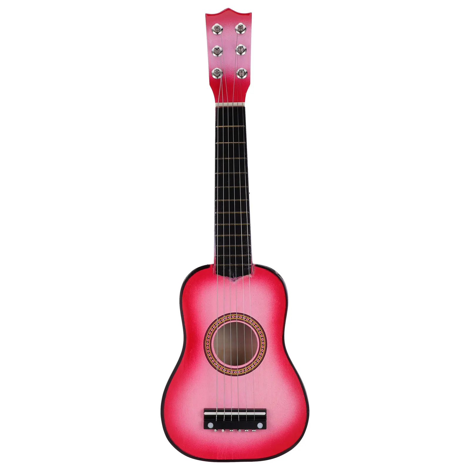 

Children Guitar Small Portable Wooden Acoustic Musical Instrument For Kids Toddlers Beginner Smooth Fret Wood