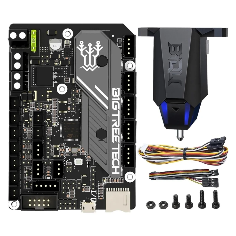 896F SKR Mini E3 V3.0 Control Board with TMC2209 UART 32Bit 3D Printer Silent Board + MicroProbe V2 Kit for Ender3 Ender3Pro