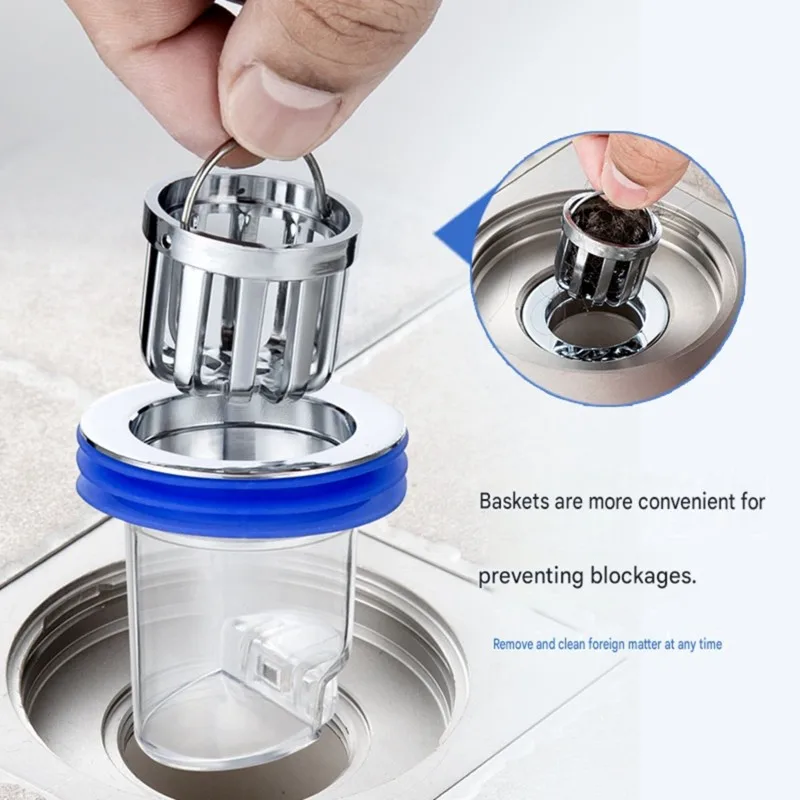 A26I-Odor Prevention Floor Drain, Shower Drain Plus, Anti-Odor Function To Stop Backflow Odor Dispersion In Bathrooms& Kitchens