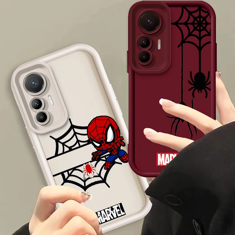 Spider-Man Popular Art Marvel Eye Ladder For Xiaomi MI 14 12T 11 Lite Poco M3 X5 X4 F5 F4 F3 F2 GT Pro 5G Cover Phone Case