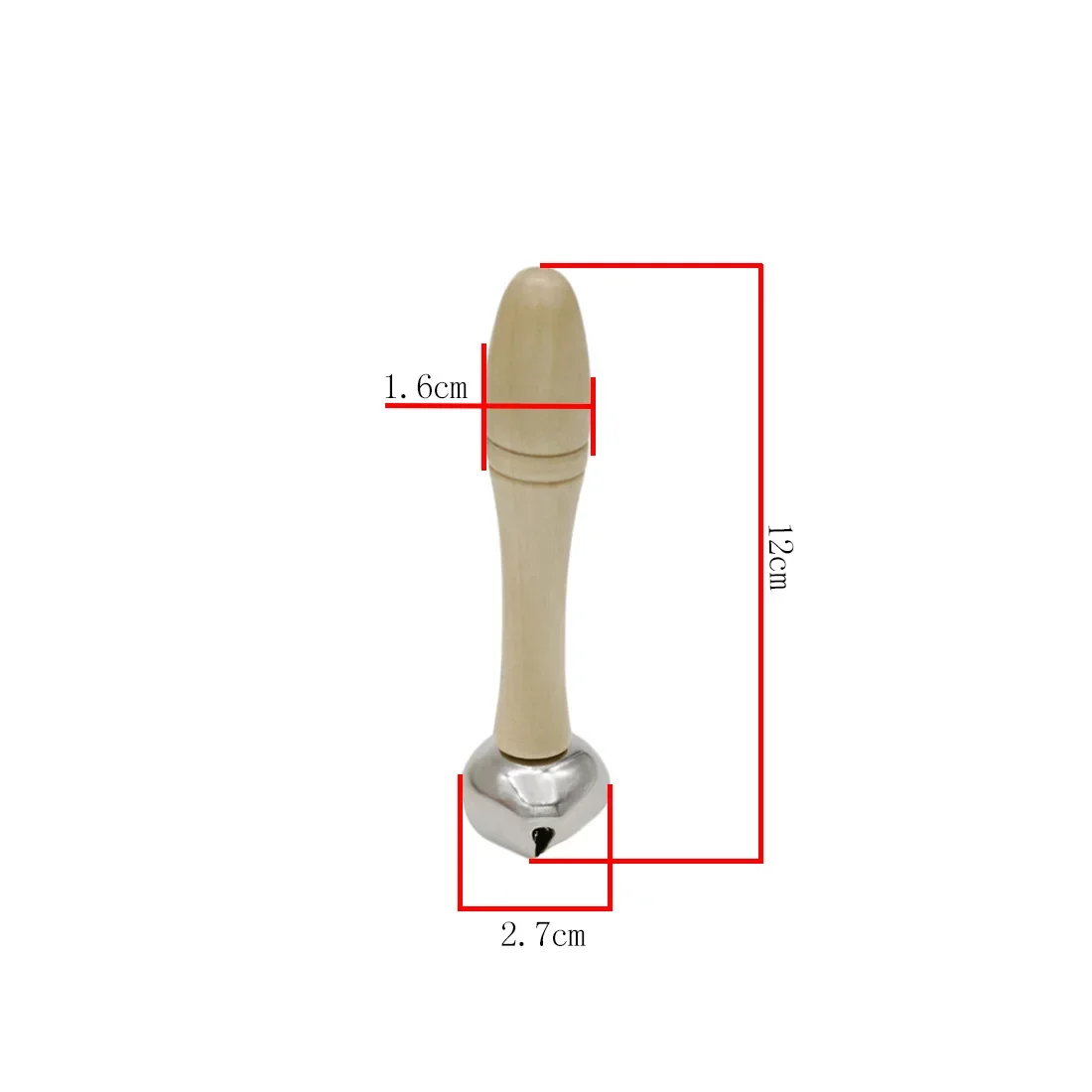 Single Tone Stick Single Stick Bell Rattle Orff Percussion Instruments Child Bumper Bell Toys Baby Early Music Education Gifts