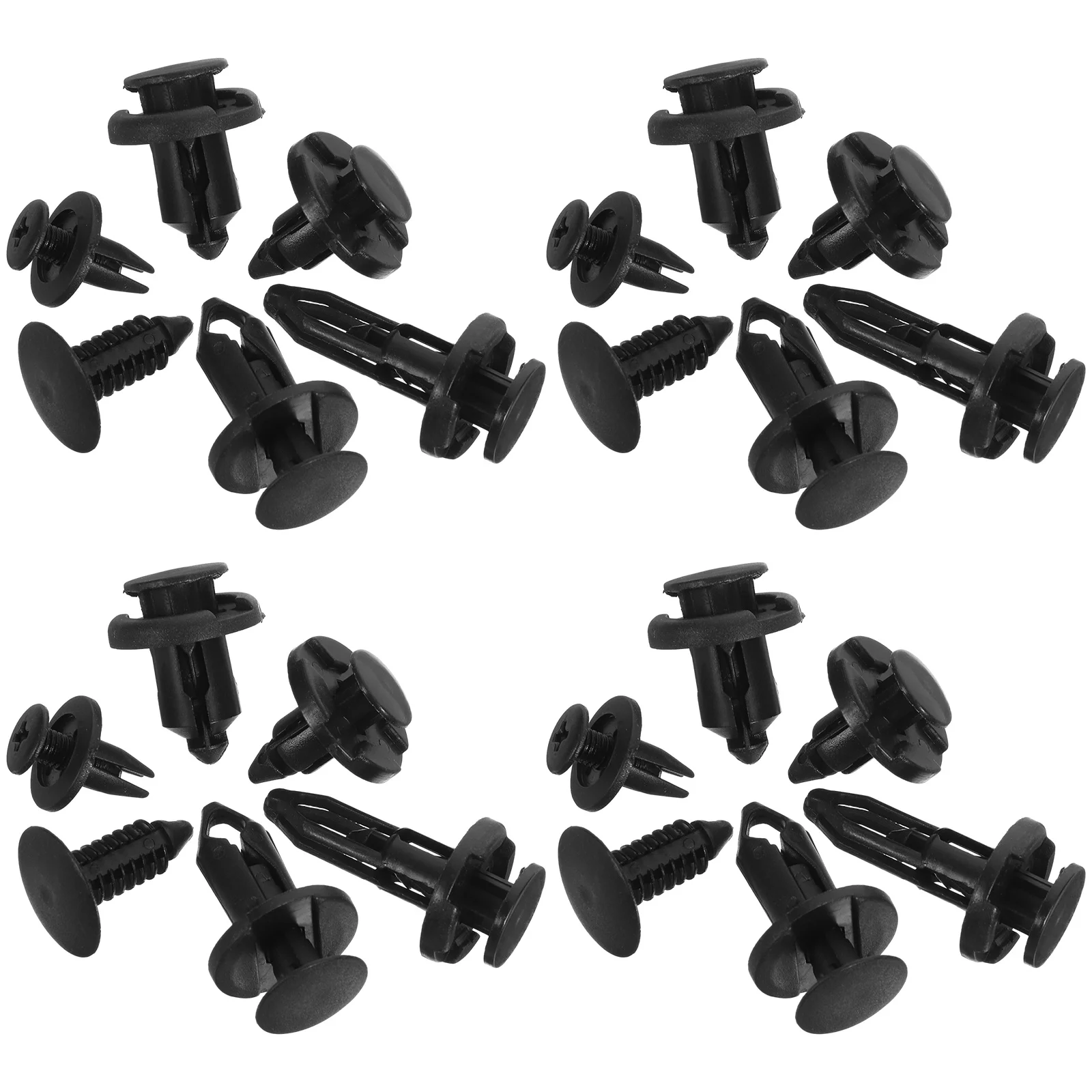 

200Pcs Car Body Retainer Clips Multi Size Auto Fasteners Bumper Rivets Push Clips Automotive Supplies Auto Parts for Car