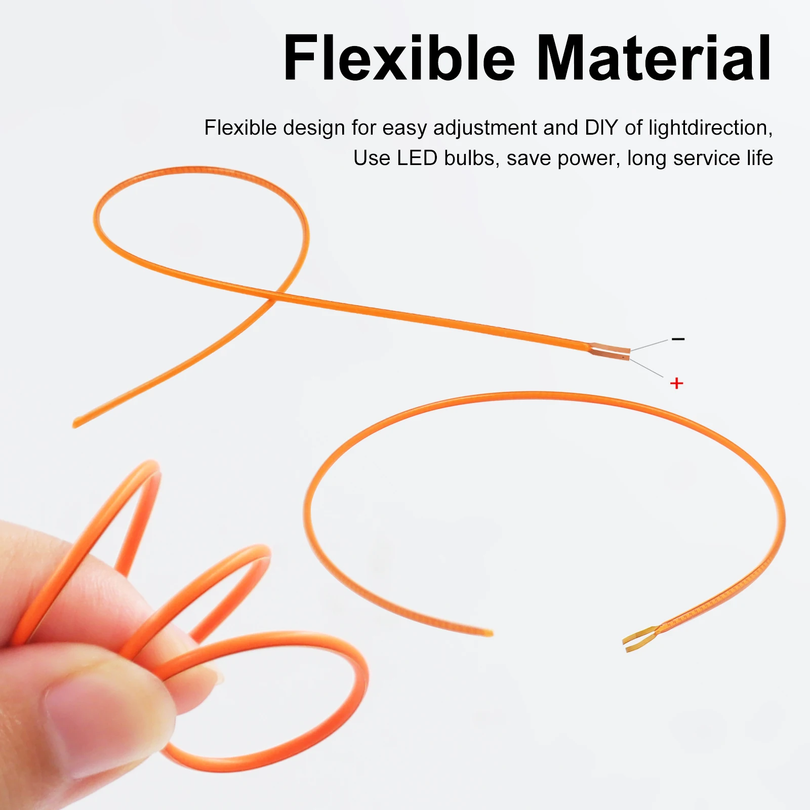 10 قطعة قطع مجانية مرنة LED خيوط تيار مستمر 3 فولت 25 80 110 128 300 مللي متر لتقوم بها بنفسك الإضاءة ديكور ل LED لمبة أجزاء المصباح 2200 كيلو أحمر أزرق أخضر