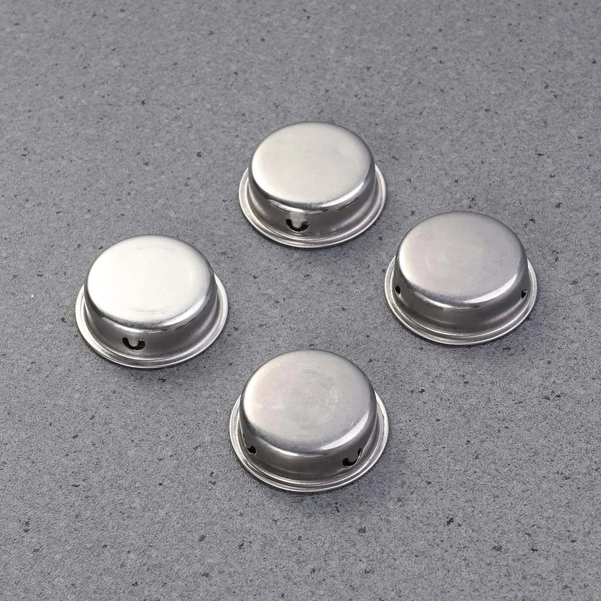 

4pcs 35Mm Stainless Steel Recessed Flush Pull Handle 41Mm Diameter Brushed Silver Cabinet Door Drawer Slide Hardware For Sliding