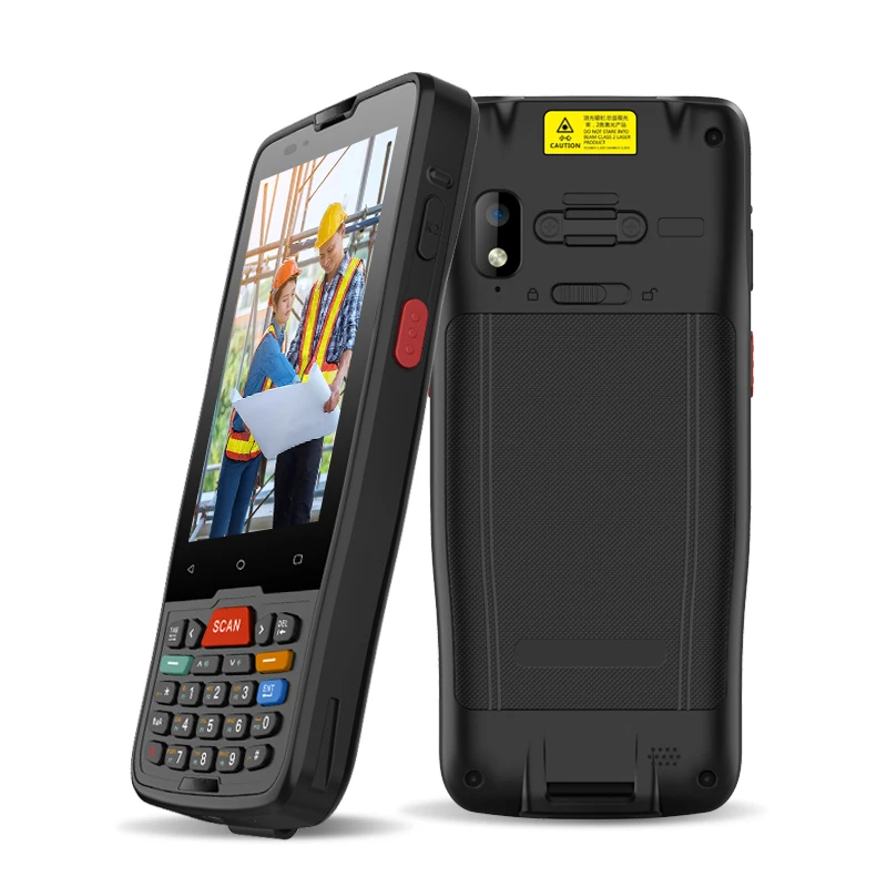 

Handheld PDA 4G 4.0 Inch Ip65 Industrial Waterproof Android 9.0 Rugged Handheld Pda 1D 2D Barcode Scanner For Sled