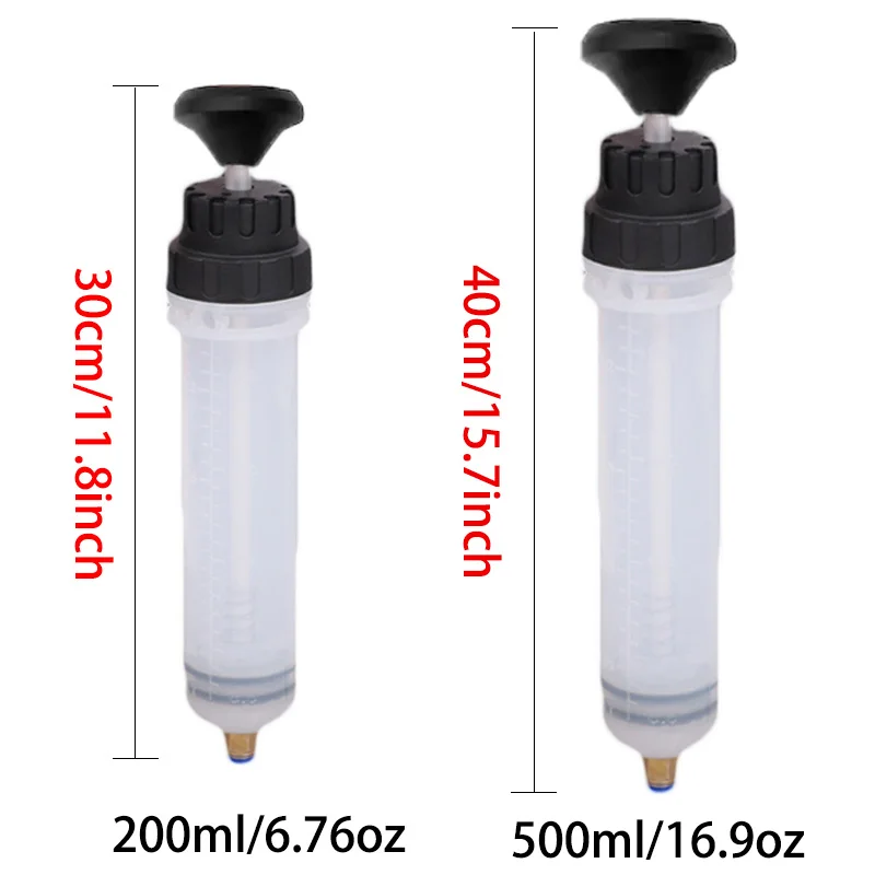 New Car Brake Fluid Oil Extractor Auto Oil Change Syringe with Hose Manual Fuel Suction & Filler Fluid Oil Change Evacuator Pump