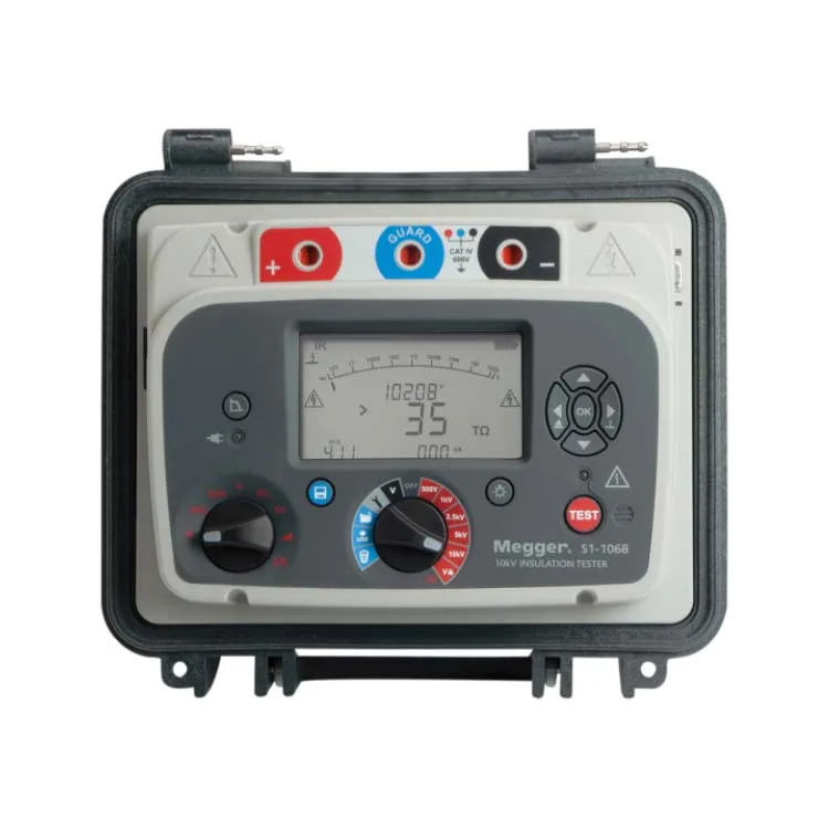 Megger S1-568 5kV Insulation Testers - Heavy Duty Applications testers for power utilities and service companies