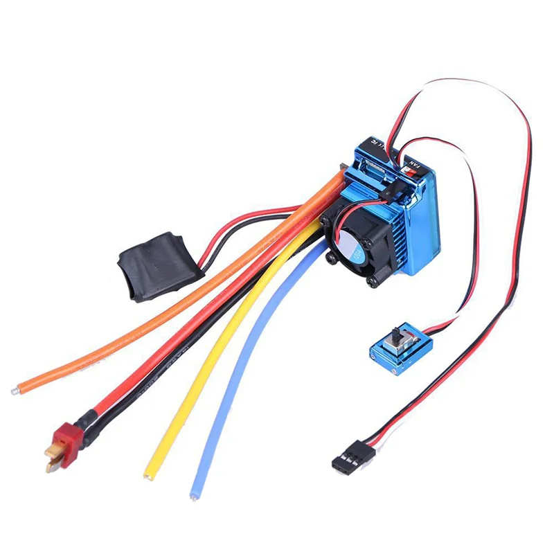 ABUM-2X RC Racing ESC 120A Sensor Big Current Speed Controller RC Car Accessories For 1/8 1/10 1/12 Car Crawler Boat Part