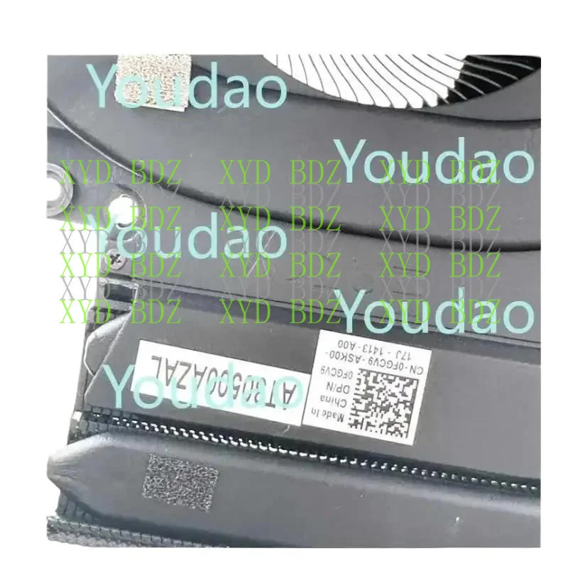CD Nuovo Per Dell Alienware X17 R1 CPU GPU Ventola Di Raffreddamento Del Dissipatore di Calore 0FGCV9 09DNWT 0X63JW