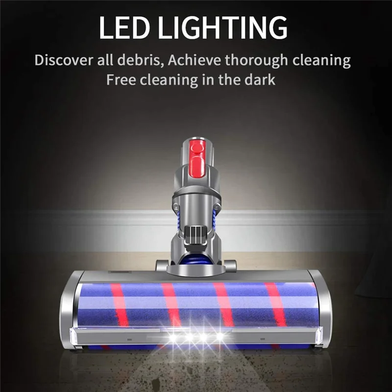 

Electric Suction Head Floor Roller Brush Soft Velvet Floor Brush Head For Dyson V8/V10 V11/G5 Vacuum Cleaner Accessories-A58E