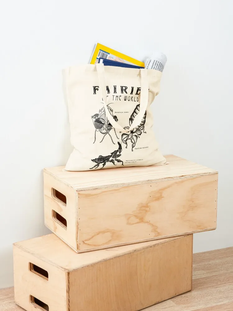 Fairies of the World Tote Bag حقائب نسائية حقيبة كبيرة للنساء حقيبة تسوق قابلة لإعادة الاستخدام #4