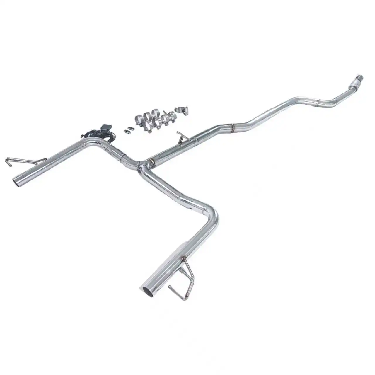 

Выхлоп GFC/подходит для Mercedes-Benz E350E 2.0T W213 Catback 2017, полностью прямая выхлопная труба из нержавеющей стали