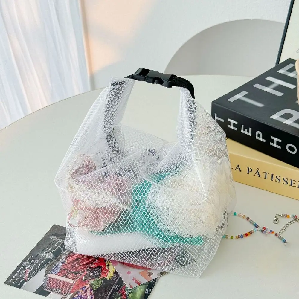 Bolsa de mano transparente grande, portátil, impermeable, con asa, bolsa de maquillaje de moda, ligera, fácil de limpiar, bolsa de almacenamiento de cosméticos, artículos de tocador