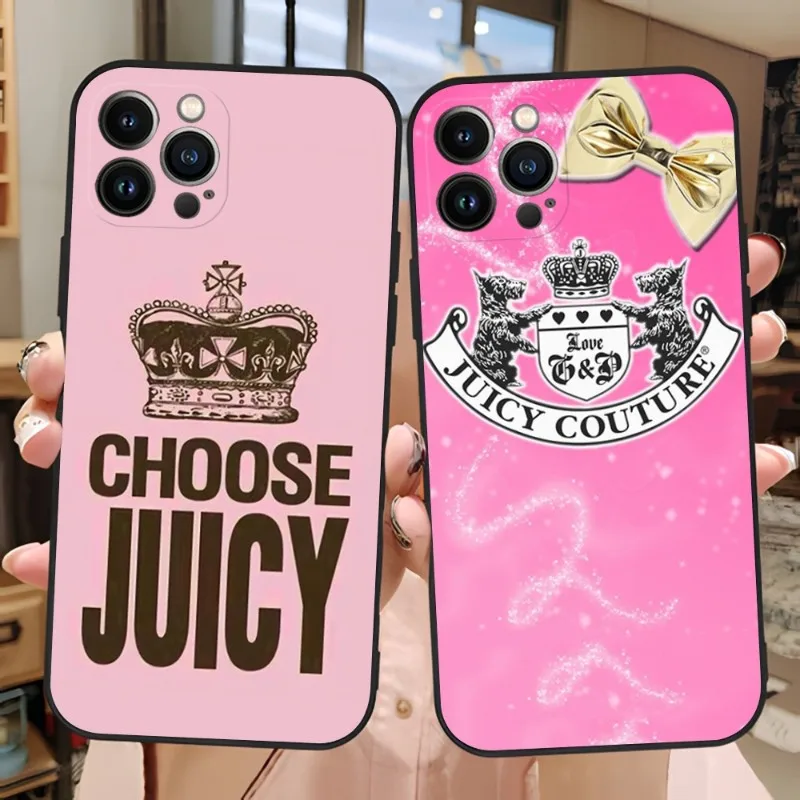 Juicyes Couturer Phone Case For Iphone 12ProMax 11 13 14 Pro Xs Max Mini Xr X 7 8 6 6s Plus Fundas Coque