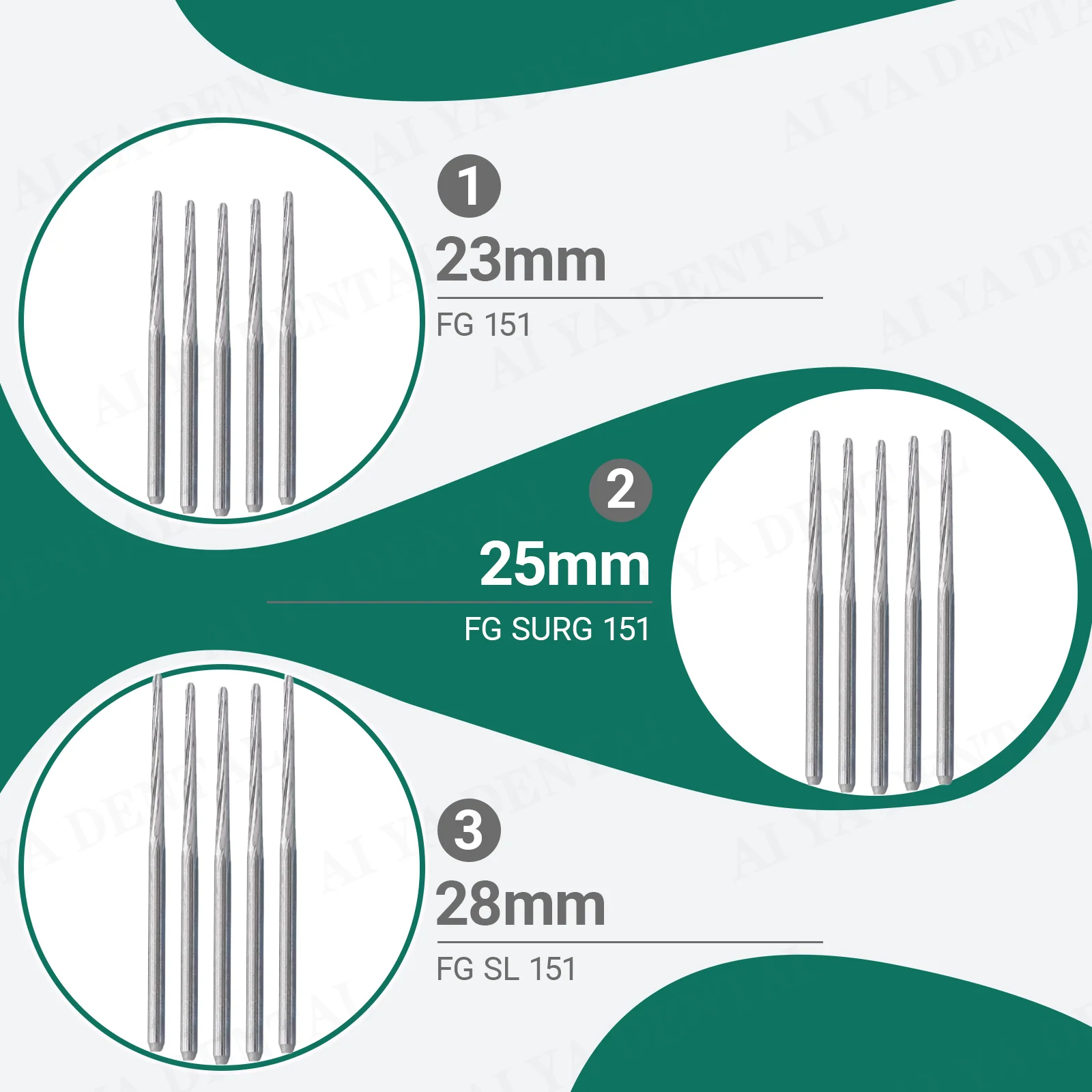 FG 1.6 موجة أزيز الأسنان عالية السرعة كربيد التنغستن الحفر FG 702LL طب الأسنان الفراولة ل قبضة يد بسرعة عالية أداة طبيب الأسنان #3