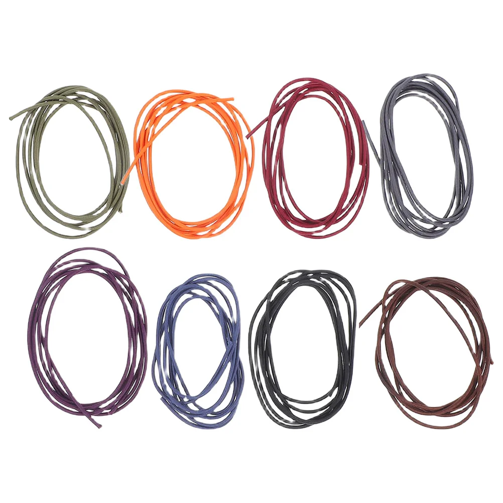 8 قطع من أشرطة النايلون المرنة القابلة للتمدد لمجلة مخطط دفتر الملاحظات ومنظم السفر وحزام إغلاق مرن